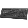Deltaco Bluetooth Silent full size low-profile keyboard - Tastatur - Svart