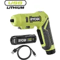 Ryobi Batteridrevet skrutrekker RYOBI RSDP4-120G, 4,0 V, 2,0 Ah Li-ion, 5 Nm