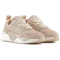 EA7 unisex. 7X000308_AF18447 Ace Runner New beige trainers (45 1/3), Flat, Laces, Casual