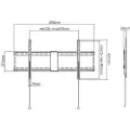 Gembird Veggfeste for TV 43-90 70kg