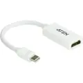 Aten VC980 - Video adapter - Mini DisplayPort hann til HDMI hunn - 19 cm - hvit