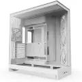 NZXT H9 Flow RGB (2025) - All White - Kabinett - Miditower - Hvit