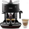 De'Longhi Icona Vintage ECOV 311.BK - Kaffemaskin med melkeskummer - 15 bar - svart
