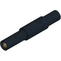 Sks Hirschmann LAS S G Sikkerhedslamelstik Stik, lige Stift-diameter: 4 mm Sort 1 stk