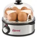 Girmi CU2500, 7 egg, Rustfritt stål, Rotasjon, Sort, Rustfritt stål, Gjennomsiktig, 360 W, 220 - 240 V