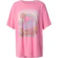 Roxy Sunnyoversize Optic Wash T-skjorte rosa