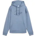 Puma Essentials Script Comfort Hoodie Women, Clothing, Cool Blue, XL