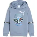 Puma x HOT WHEELSâ¢ MONSTER TRUCKS Hoodie Kids, Back, Cool Blue, 4-5Y