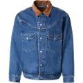 Levi's for man. 002WN-0000 Western Jacket North Action blue (S), Casual, Cotton