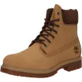 Timberland for man. TB0A6CH6EM51 Brown 6-Inch Leather Ankle Boots (40), Black, Flat, Suede, Laces, Outdoor