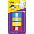 Post-It 676-ALYR, Akva, Limefarget, Rød, Gult, 10 ark