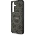 GUESS Veske til SAMSUNG S25 GUHMS25SG4GFRW (Magnetisk PU 4G Ring Klassisk Logo) Brun