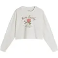 Vans Supply Boutique Relax Crop Langermet T-skjorte hvit
