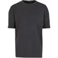 Urban Classics Washed Rib T-skjorte svart