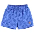 FILA Laudert Beach Shorts Ultramarine Playful F Box Aop