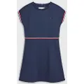 Tommy Hilfiger Branded Punto Dress S/S Twilight Navy