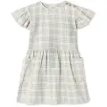 Fliink Cha Cha Kjole Sandshell Check