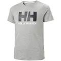 Helly Hansen Jr HH Logo T-Shirt Grey Melange