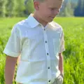 Wheat Ivory Wheat Conall SS Skjorte