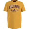 Tommy Hilfiger Varsity Tee S/S T-Shirts Prairie Yellow