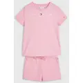 Tommy Hilfiger Essential Tee Short Set Fresh Pink