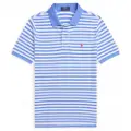Ralph Lauren for boy. 323964150001 Polo shirt with blue striped logo (14/16años=150/161cm), Casual, Cotton, Short sleeve, children's fa