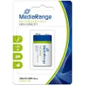 MediaRange MRBAT124 - Batteri 6HR61 - NiMH - (oppladbart) - 300 mAh