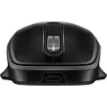 HP 725 - Tastatur- og mussett - multi-enhet, oppladbar, drevet av SuperCapacitor - full size - trådløs - 2.4 GHz, Bluetooth - Pan Nordic - kveldningssvart - Smart Buy