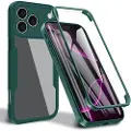 Mtp Products iPhone 17 Pro 360 Beskyttelse Deksel - Grønn / Klar