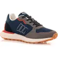 Mustang for man. 84810 Shoes Zinc blue (42), Flat, Laces, Casual
