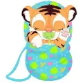 Baby Paws 24 cm - Tiger