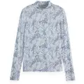 Scotch & Soda All Over Printed Mock Langarmet T-skjorte