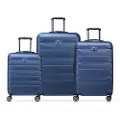 Delsey Set Air Armour (s. M Y L) 99l Trillekoffert