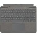 Microsoft Surface Pro Signature Keyboard - Tastatur - med akselerometer, styreplate, lagrings- og ladebakke for Surface Slim Pen 2 - QWERTY - Engelsk - platina - med Slim Pen 2 - for Surface Pro 10 f