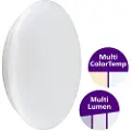 Philips Ledinaire Væg/Loft All-in WL060V 1100-1700-2200lm/830-840 IP44 IK03 Hvid med sensor