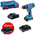 Bosch Gsr 18v-21 3x2.0ah Gal18v-20 Elektrisk Skrutrekker