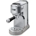 De'Longhi De’Longhi Dedica Duo EC890.M Manuelle espressomaskiner, Espressomaskin, 1,1 l, Kaffe pute, Malt kaffe, 1450 W, Sølv