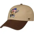 47 Mlb New York Mets Khaki Cartoon Icon Clean Up Cap