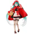 Taito Hatsune Miku Rødhette Pvc-statue Wonderland 18 Cm