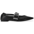 DKNY for woman. K3501170 Cormic shoes black (38), Flat, 1 to 3 cm, Buckle, Casual, Party, Classic