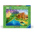 Ravensburger World of Minecraft Puslespill 500 brikker,