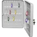 Alco Nøgleskab x 7,5 cm (B x H x T) inkl. 2 Schlüssel 891 Antal kroge 30 Lysegrå