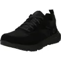 Timberland for man. TB0A6DTEEAE1 Leather Sneakers Voyager Park black (45), Flat, Laces, Casual