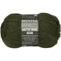 Novita Artic Wool Aran garn 100 gr Dvergbjørk 357