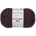 Novita Artic Wool Aran garn 100 gr Frosset Bær 776