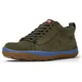 Camper for man. K300285-046 Leather shoes Peu Pista GM green (42), Flat, Laces, Casual