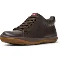 Camper for man. K300285-042 Peu Pista GM brown leather trainers (39), Flat, Laces, Casual