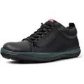 Camper for man. K300285-041 Peu Pista GM Leather Sneakers black (45), Flat, Laces, Casual