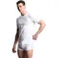 Emporio Armani Stretch Cotton Jersey Kortarmet T-skjorte