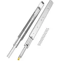 Vevor 1 par fullt uttrekkbare skuffeskinner 16 18 20 24 30 35 37,4 59 24 32 36 40 48 60 tommer, 500 lbs lastekapasitet Låsbare skuffeskinner, kulelager med låsbar sidemontert skuffeskinne
